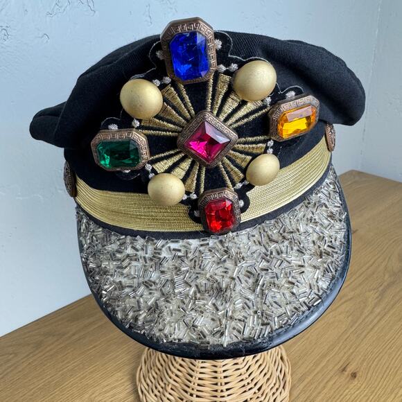 Vintage hooray henry los angeles sparkle gem newsy hat taylor swift eras tour main image 15